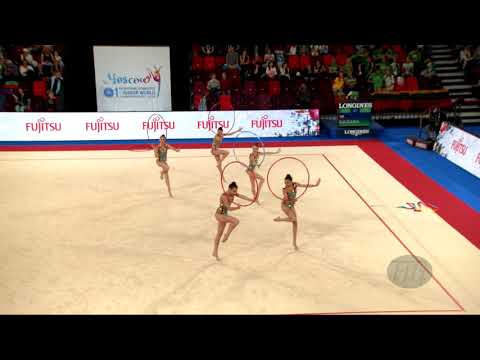 Bulgaria (BUL) - 2019 Rhythmic Junior Worlds, Moscow (RUS) - Qualifications 5 Hoops