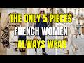 French Women Over 60 Only Wear These 5 Pieces And Always Look Elegant
