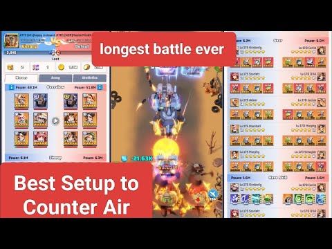 Longest Battle in Last War! Tank Squad Perfect Counter vs Air Squad– #lastwar 