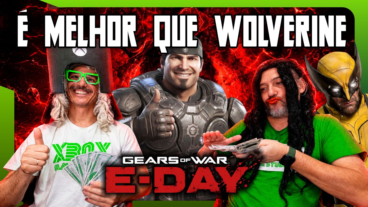 É MELHOR QUE O WOLVERINE! 🔥 PRIMEIRAS IMPRESSÕES: GEARS OF WAR E-DAY E CHORO DOS HATERS #gearsofwar