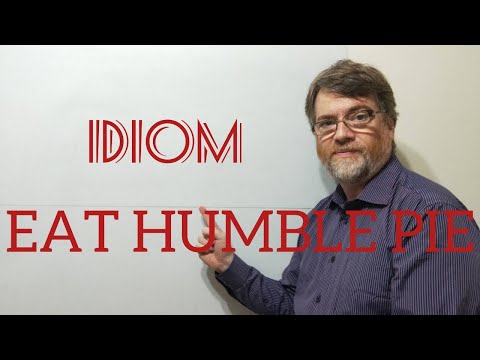 English Tutor Nick P Idioms (334) Eat Humble Pie - Origin
