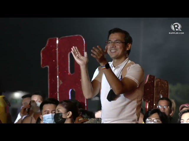 [WATCH] Isko in Batangas: A restless volcano and a grand rally