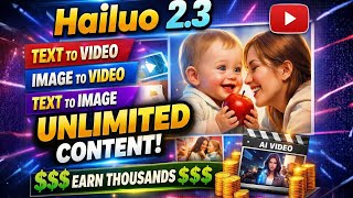 Hailuo 2.3 Full Tutorial | Create Unlimited AI Videos, Images| @Hailuoai_MiniMax @hailuoai_official