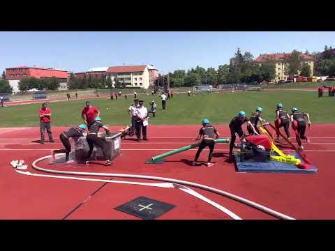 SDH Velká - Krajské kolo Přerov, požární útok 2022 [2. Pokus]