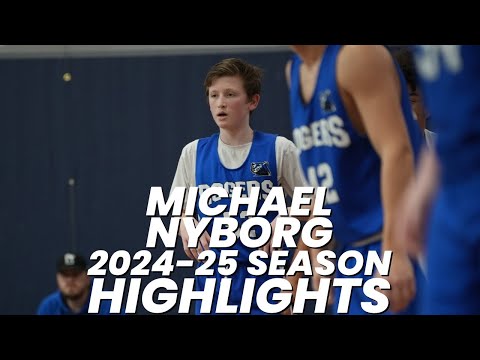 Michael Nyborg 2024-25 Basketball Highlights