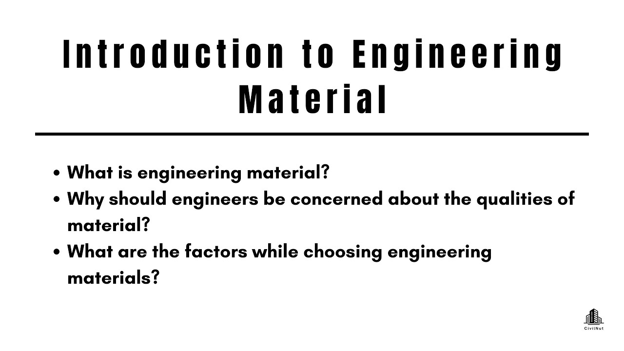 Lec   1   Introduction to Engineering Material