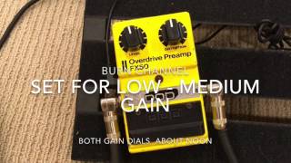 Video thumbnail for DOD FX50 Overdrive Preamp by DeuceII