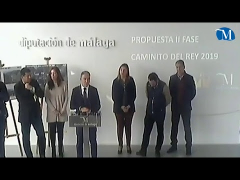 Presentacin de la segunda fase del Caminito del Rey incluida en los presupuestos de 2019