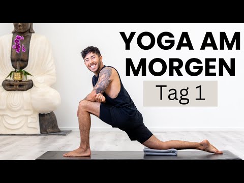 MORNING YOGA (Day 1) - Routine for more flexibility, strength, and calm (suitable for beginners)
