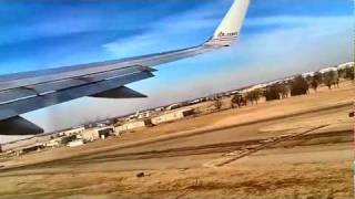 preview picture of video 'Taking off in a Boeing 757 from Tulsa Internation Airport January 14 2011 HD'