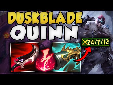DUSKBLADE QUINN IS INSANELY STRONG AFTER THE BUFFS! (SO MUCH ABILITY DAMAGE) - League of Legends
