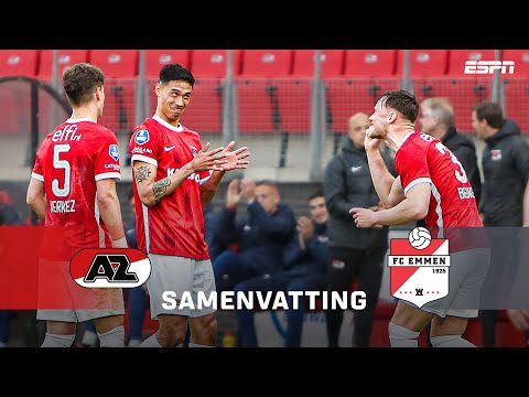 5⃣ GOALS in de EERSTE HELFT! 😱 | Samenvatting AZ - FC Emmen