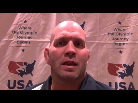 Coach Matt Lindland after USA win at 2015 Jack Pinto Cup