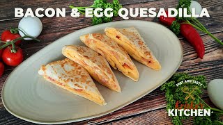 Tiktok Tortilla Wrap hack Bacon and Eggs edition #shorts