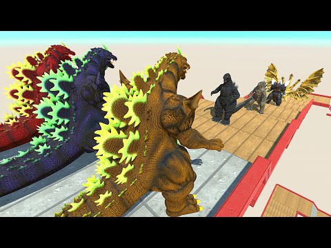 X3 Super Godzilla Death Fall - Animal Revolt Battle Simulator
