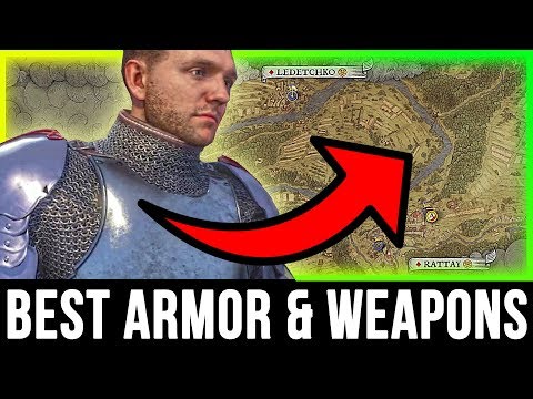 Kingdom Come Deliverance - Best ARMOR & WEAPONS Location (Secret Treasure Chest Guide)