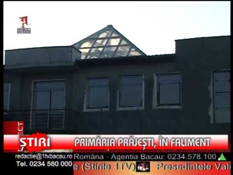 Primăria Prăjeşti, în faliment - www.1tvbacau.ro (06.10.2013)