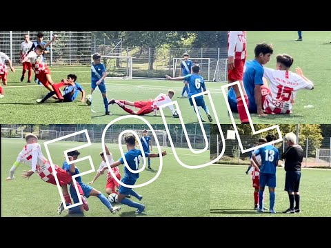 HEFTIGES SPIEL | BLAUE KARTEN | viele TORE | harte FOULS