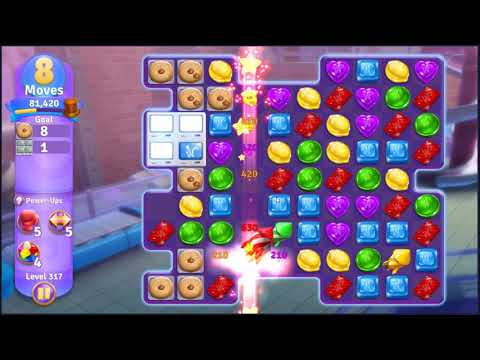 Wonka's World of Candy Level 317 - NO BOOSTERS + FULL STORY 🍫 | SKILLGAMING ✔️