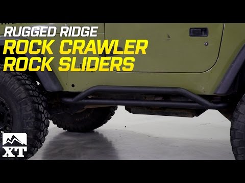 Jeep Wrangler Rugged Ridge Rock Crawler Rock Sliders (1987-2006 YJ & TJ) Review & Install
