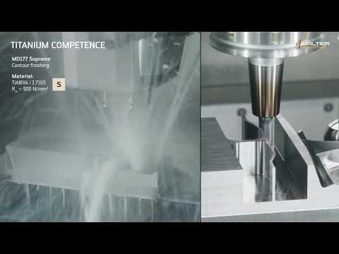 Expertise in titanium bewerking! MD177 + MD173 SUPREME SOLID CARBIDE MILLING CUTTERS