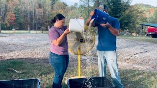 Popcorn from the Homestead | Cleaning, Storing & Cookin’ a Batch! || October 2025