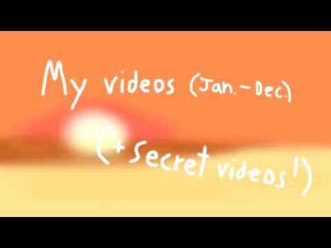 Video improvement (Jan. 2023- Dec. 2023)  || Secret, unuploaded videos showcased!