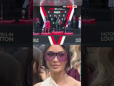 L'esultanza di Kim Kardashian, la fidanzata di Hamilton, dopo il 2° posto di Lewis a Monaco