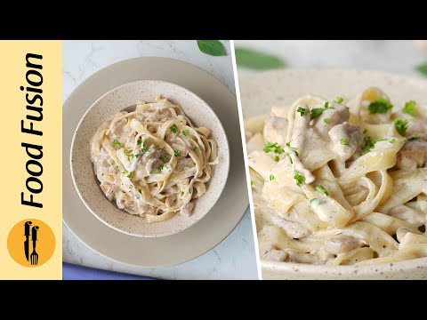 Cream Cheese Alfredo Pasta Recipe By Food Fusion