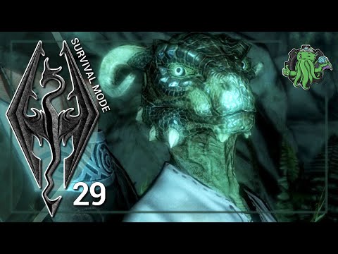 Ancestral Worship & Darkwater Pass - Skyrim Survival - Part 29 - Argonian Mage