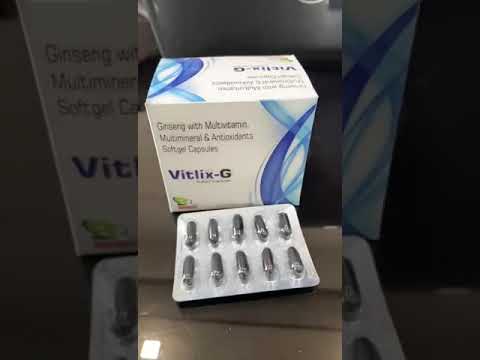 Ginseng multimineral capsules, packaging type: box