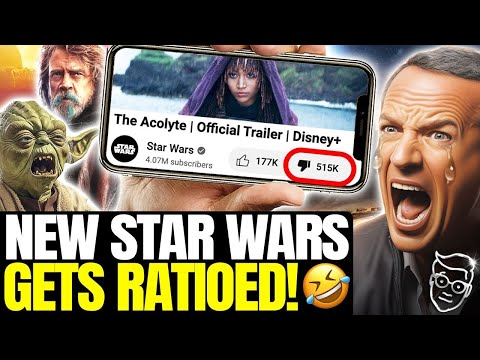 Disney Star Wars 'Acolyte' Trailer NUKED Into Sun With +500K Dislikes | Disney DELETING in PANIC ????