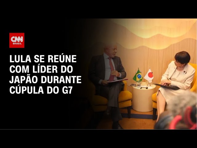 Lula encontra premiê do Japão no G7 e fala sobre acordo com o Mercosul | LIVE CNN