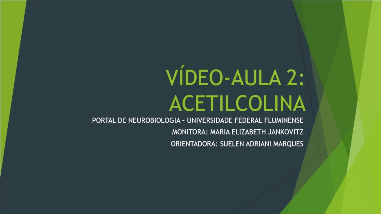 [VÍDEO-AULA 2] Neurotransmissores - Acetilcolina