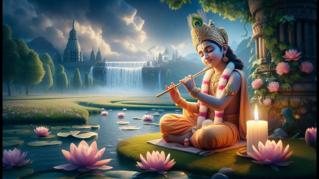 krishna Flute music || (बांसुरी ) Indain Flute, Relaxing Music, Stress Relief, Sleep Music, Study
