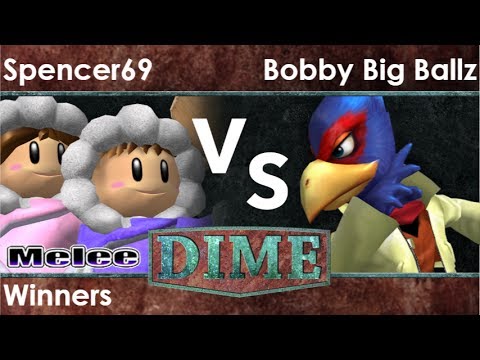 DIME 23 - Spencer69 (ICs) vs Bobby Big Ballz (Falco) Winners - Melee