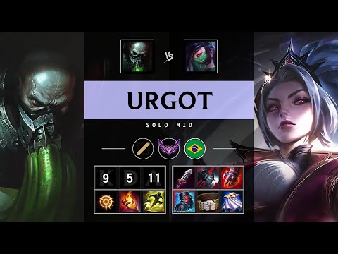 Urgot Mid vs Akali - BR Master Patch 25.16