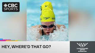 Australian swimmer Sienna Toohey LOSES swim cap in 100m breaststroke heat | Commonwealth Games