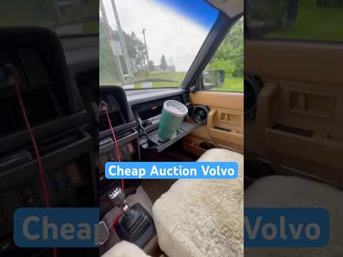 One Hella cool Volvo. Tasteful upgrade on the auction Volvo. #shorts #volvo #240