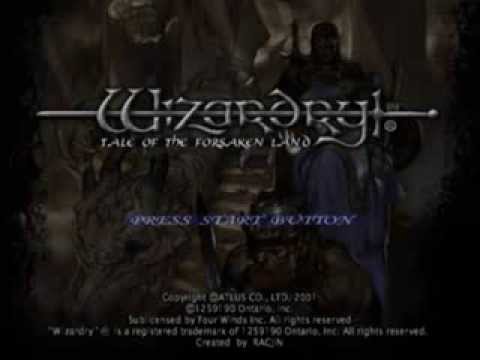 Wizardry : Tale of the Forsaken Land Playstation 2