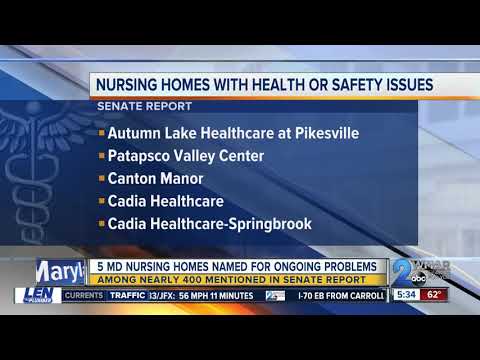 Maryland nursing homes named in Senate report for ongoing problems