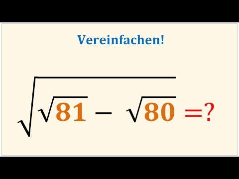 Eine schöne Gleichung! Du solltest diesen Rechenweg kennen