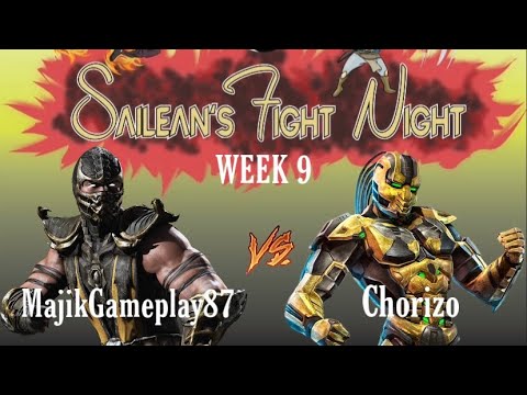 MajikGameplay87 Vs Chorizo! FT5 MKX Exhibition! Sailean's Fight Night WEEK 9!