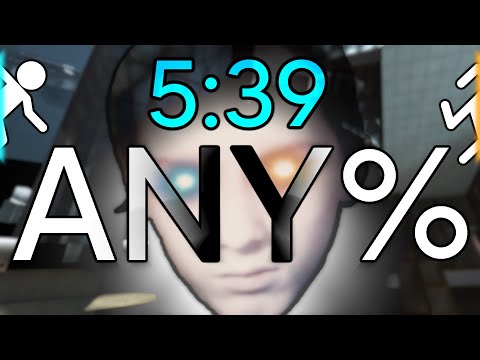 Portal any% Speedrun in 5:39 (FWR)