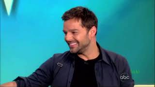 Ricky Martin-The Best Thing About Me, Is You -The View (2/2/2011)  4K HD