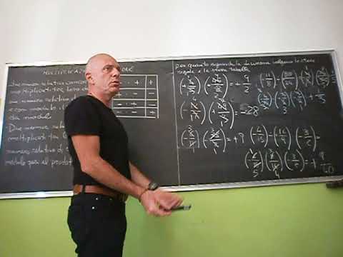 Cl 3 num rel Moltiplicazione tra numeri relativi