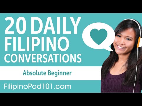 20 Daily Filipino Conversations - Filipino Practice for Absolute Beginners