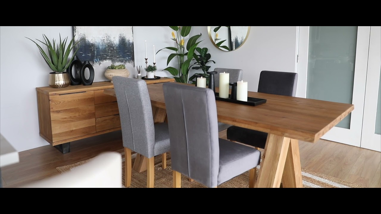 Beachhouse Dining Table & Hunter Dining Chair Collection | EZ Living Interiors