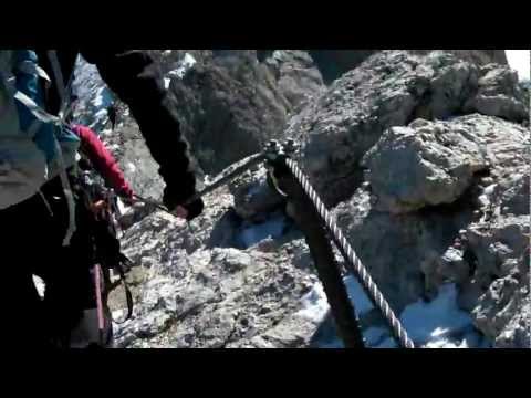 Via Ferrata Marmolada West Ridge to Punta Penia Summit