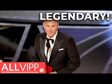 Kevin Costner Gives Emotional Golden Globes Speech – In Bed! | ALLVIPP